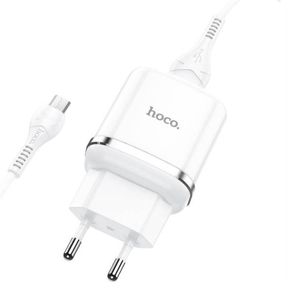 HOCO töltő USB 3A QC3.0 Gyors töltő Special egy portja Micro Cable N3 White
