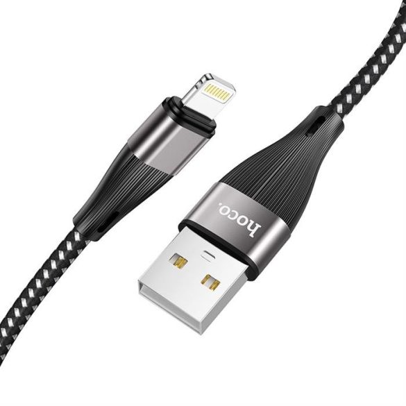 HOCO kábel USB Iphone lightning 8-pin 2,4a áldás x57 1 méter fekete