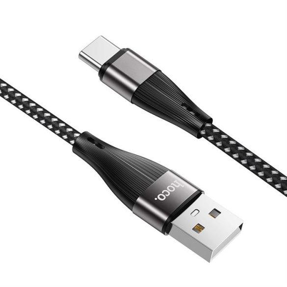 HOCO kábel USB type-c 3a áldás x57 1 méter fekete