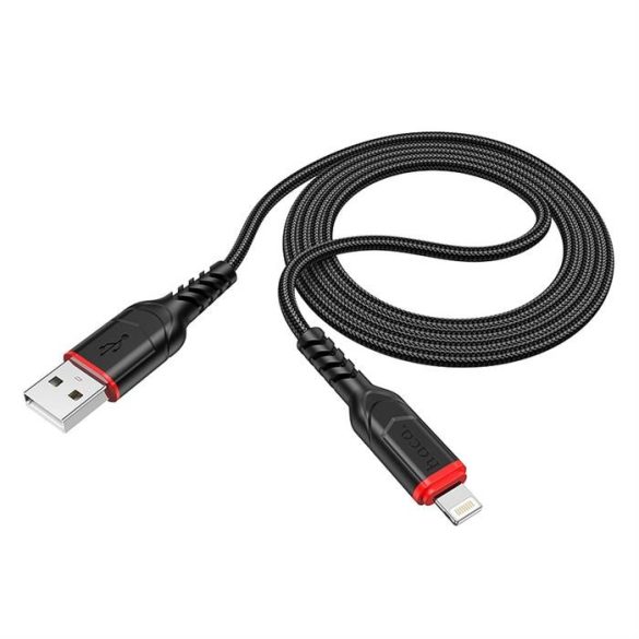 HOCO kábel USB Iphone lightning 8-pin 2,4a Victory x59 1 méter fekete