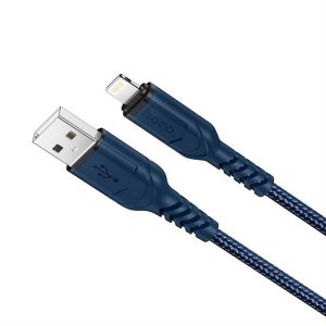 HOCO kábel USB Iphone lightning 8-pin 2,4a Victory x59 1 méter kék