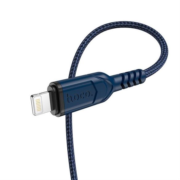 HOCO kábel USB Iphone lightning 8-pin 2,4a Victory x59 1 méter kék