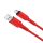 HOCO kábel Micro USB 2,4a Victory x59 1 méter piros