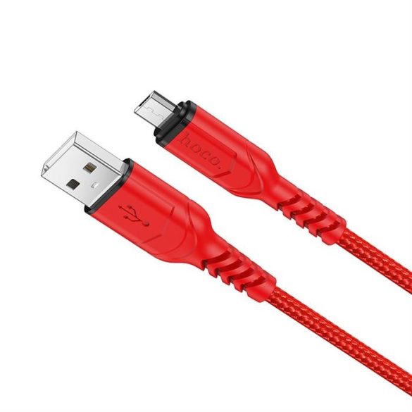 HOCO kábel Micro USB 2,4a Victory x59 1 méter piros