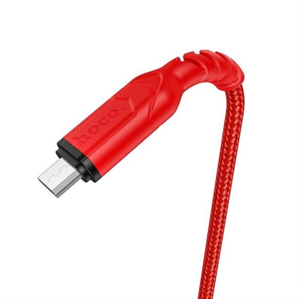 HOCO kábel Micro USB 2,4a Victory x59 1 méter piros