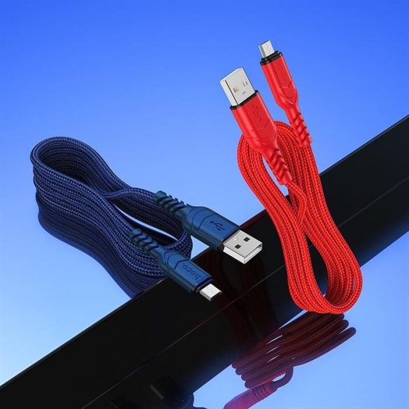 HOCO kábel Micro USB 2,4a Victory x59 1 méter kék