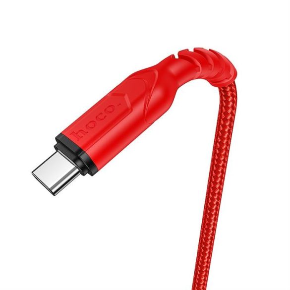 HOCO kábel USB tipp a C 3A Victory x59 1 méter piros