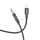 HOCO kábel AUX Audio Jack 3,5 mm-es csatlakozó 8 pólusú Lightninng UPA19 1m fekete