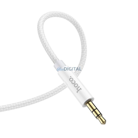HOCO kábel AUX Audio Jack 3,5 mm-es csatlakozó 8 pólusú Lightninng UPA19 1 m ezüst