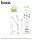 HOCO kábel AUX Audio Jack 3,5mm Type-Cra UPA19 1m ezüst