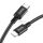 HOCO kábel Type-C kábel iPhone Lightning 8-pin fekete 3 m
