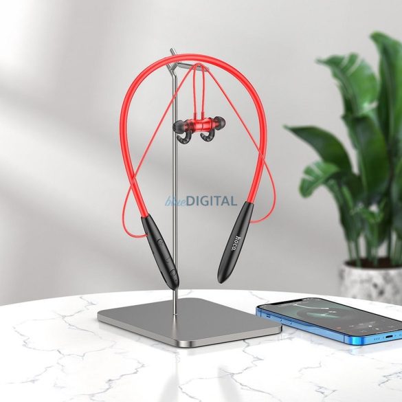 Hoco ES61Manner vezeték nélküli sport headset nyakpánttal - piros