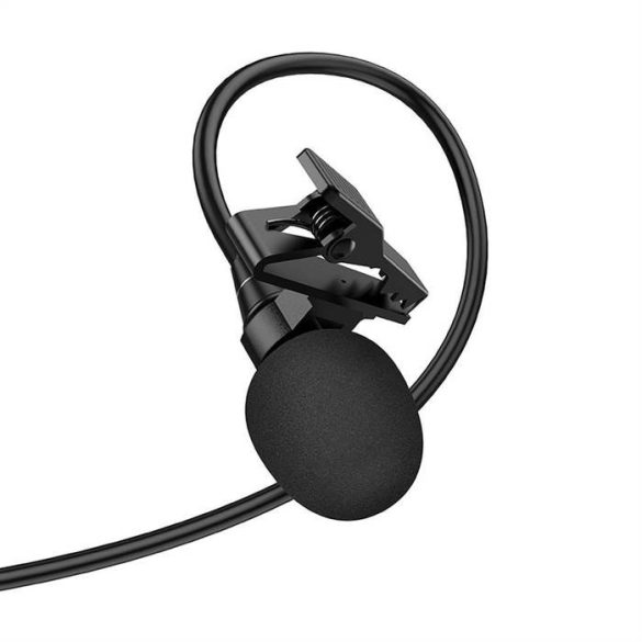 HOCO mikrofonnal a mobil audio dugóhoz a type-c L14 fekete típushoz