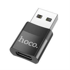 HOCO adapter OTG az USB A -ból (nő) a C UA17 fekete típusig