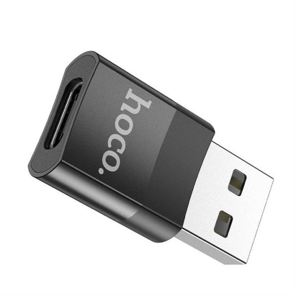 HOCO adapter OTG az USB A -ból (nő) a C UA17 fekete típusig