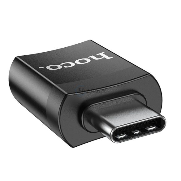 HOCO adapter OTG az USB A -ból (nő) a C UA17 fekete típusig