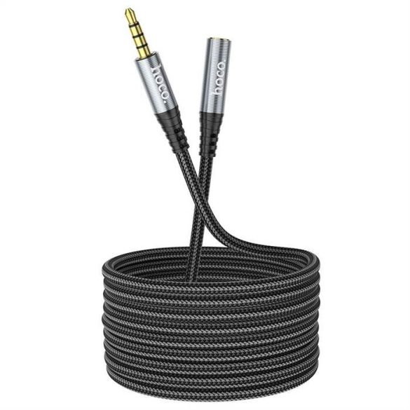 Hoco kábel 3,5 mm -es audio hosszabbító kábel apa - anya 2m fekete