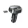 HOCO car charger USB A+ Type C with digital display + transmitter FM BT PD QC3.0 5A 30W E70 obsidian black