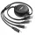 HOCO kábel USB 3in1 iPhone Lightning 8-pin + Micro + C típus X75 fekete