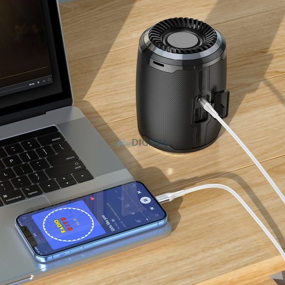 HOCO kábel AUX Jack 3,5 mm Lightning UPA22 1 m fehér