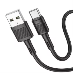 HOCO kábel USB C típusra C 3A Victory X83 1m fekete