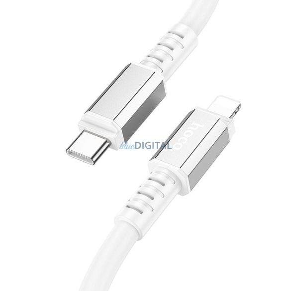 HOCO kábel Type-C kábel iPhone Lightning 8-pin PD 20W erősség X85 1m fehér