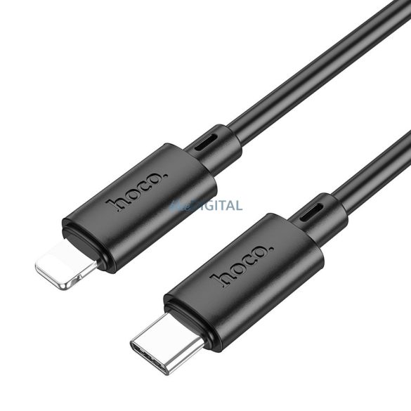 HOCO kábel Type-C kábel iPhone Lightning 8-pin tápellátás 20W Gratified X88 fekete