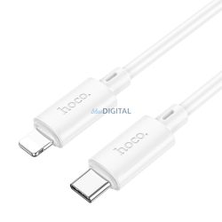   HOCO kábel Type-C kábel iPhone Lightning 8-pin tápellátás 20W Gratified X88 fehér