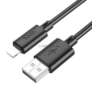 HOCO kábel USB - iPhone Lightning 8-pin 2,4A Gratified X88 fekete