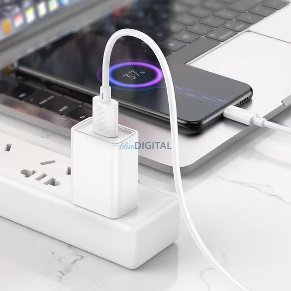 HOCO kábel USB-Micro 2,4A Gratified X88 fehér