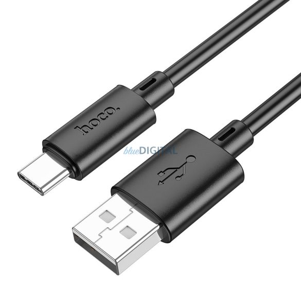 HOCO kábel USB-Type-C 3A Gratified X88 fekete