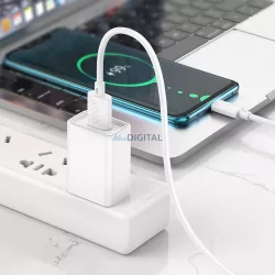HOCO kábel USB-Type-C 3A Gratified X88 fehér