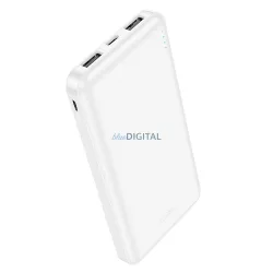 Hoco J100 powerbank 10000mAh 2.1A fehér - fehér