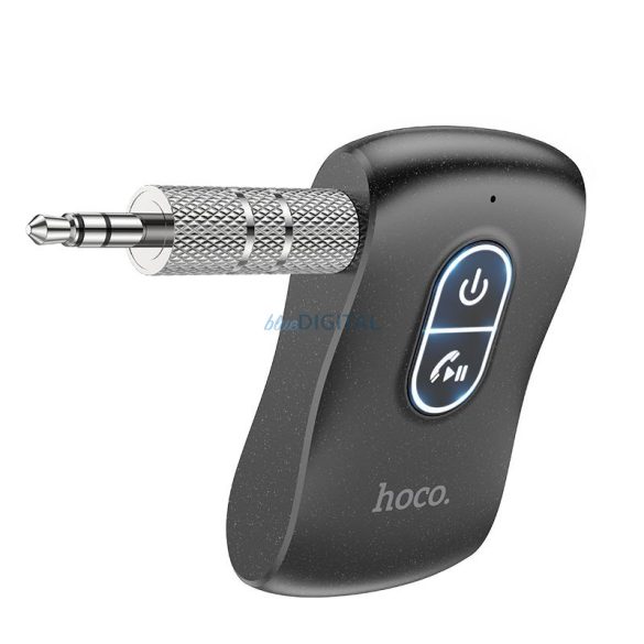 HOCO autós töltő FM bluetooth AUX E73 Pro Journey fekete