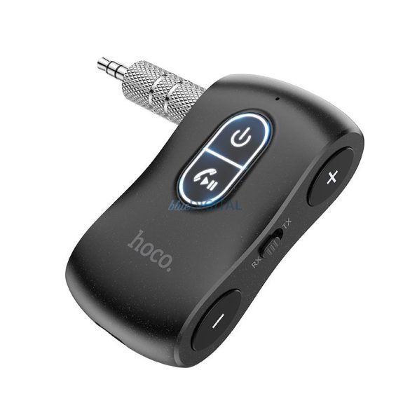 HOCO autós töltő FM bluetooth AUX E73 Pro Journey fekete