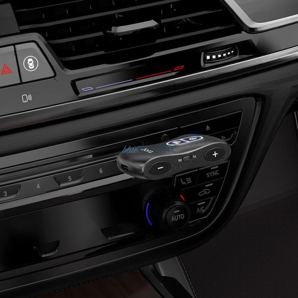 HOCO autós töltő FM bluetooth AUX E73 Pro Journey fekete