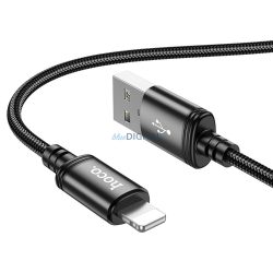 Hoco X89 USB-A - Lightning kábel 2.4A 100cm - fekete