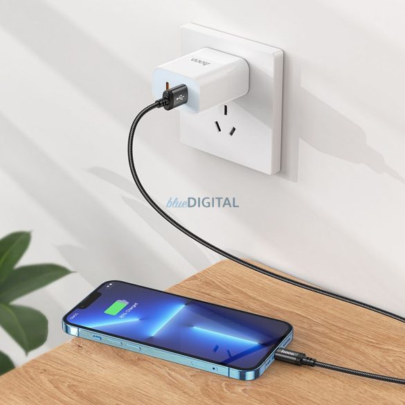 Hoco X89 USB-A - Lightning kábel 2.4A 100cm - fekete