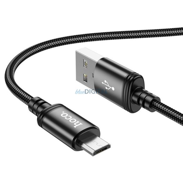 HOCO kábel USB-A - Micro USB 2,4A X89 1 m fekete