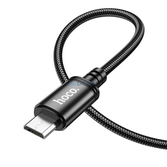 HOCO kábel USB-A - Micro USB 2,4A X89 1 m fekete