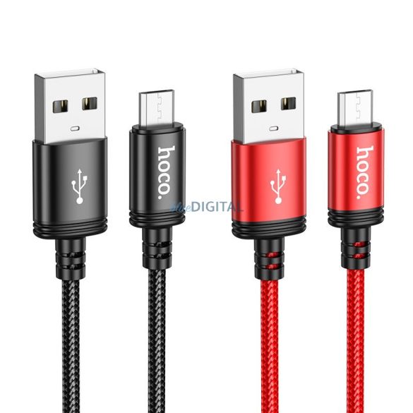 HOCO kábel USB-A - Micro USB 2,4A X89 1 m fekete