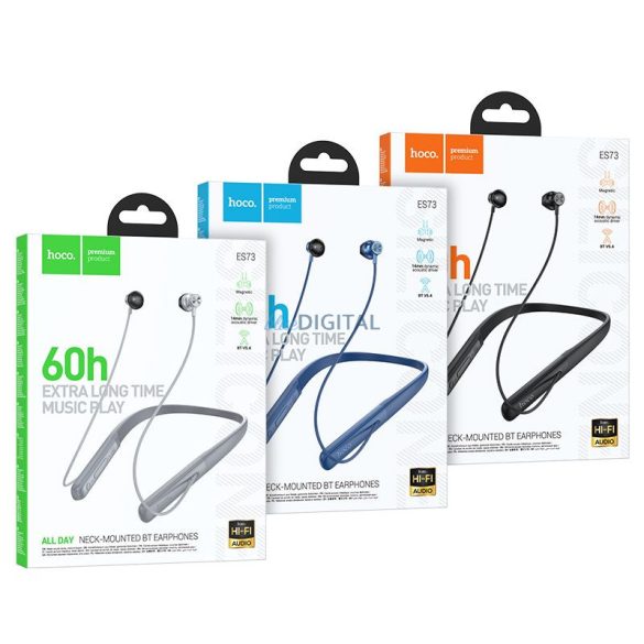 HOCO vezeték nélküli fülhallgató bluetooth ES64 tengerészkék