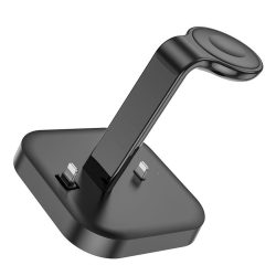   HOCO vezeték nélküli töltő 3 az 1-ben Graceful CW43 fekete