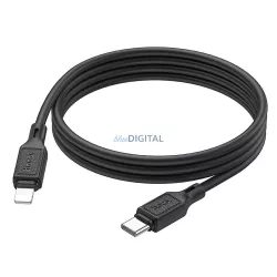 Hoco X90 Type-C - Lightning kábel PD 20W 1m - fekete