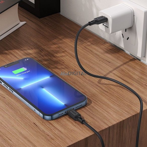 Hoco X90 Type-C - Lightning kábel PD 20W 1m - fekete
