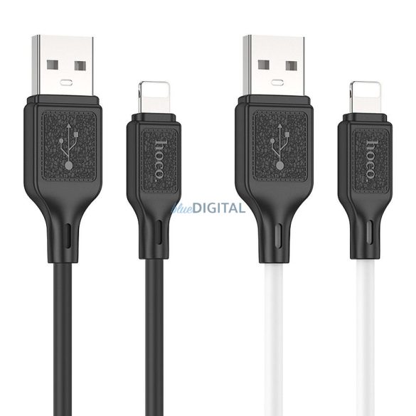 Hoco X90 USB-A - Lightning kábel 2.4A 1m - fehér