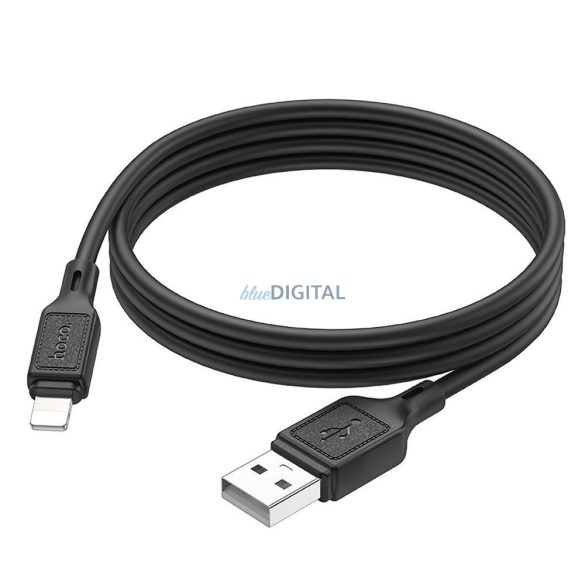 Hoco X90 USB-A - micro USB kábel 2.4A 1m - fekete