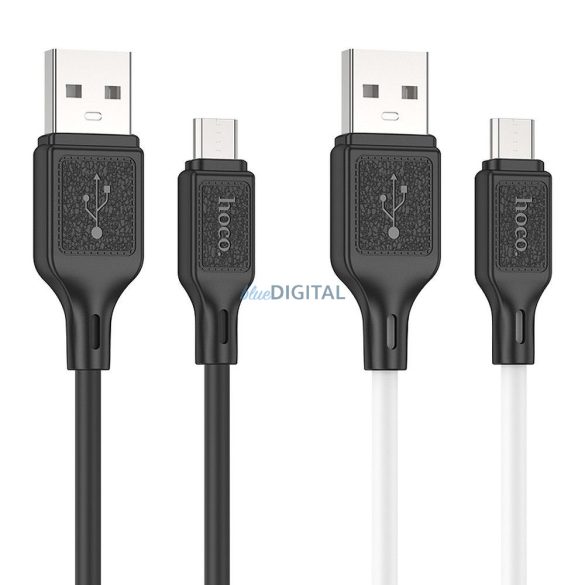 Hoco X90 USB-A - micro USB kábel 2.4A 1m - fekete