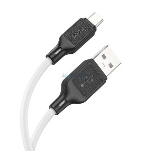 Hoco X90 USB-A - micro USB kábel 2.4A 1m - fehér