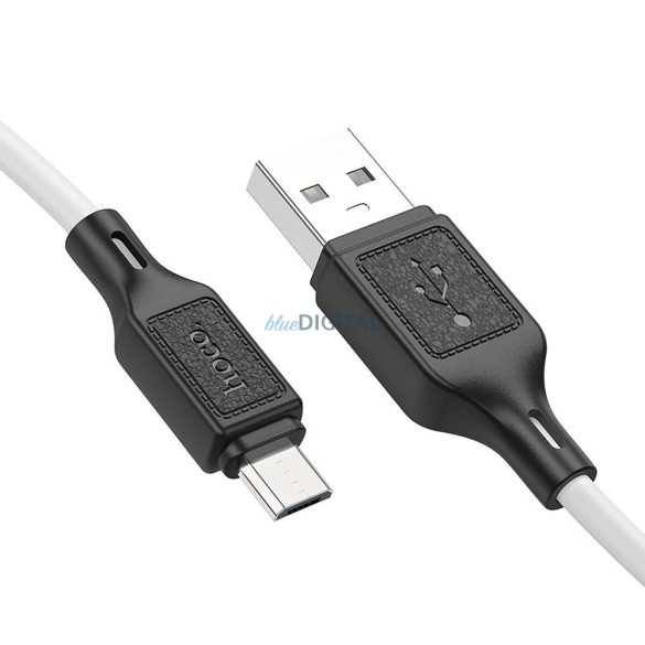 Hoco X90 USB-A - micro USB kábel 2.4A 1m - fehér